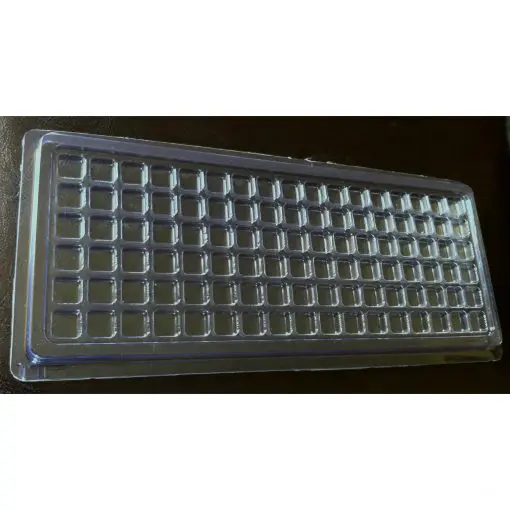 Antistatic Small Parts Trays .73 X .73 X .625