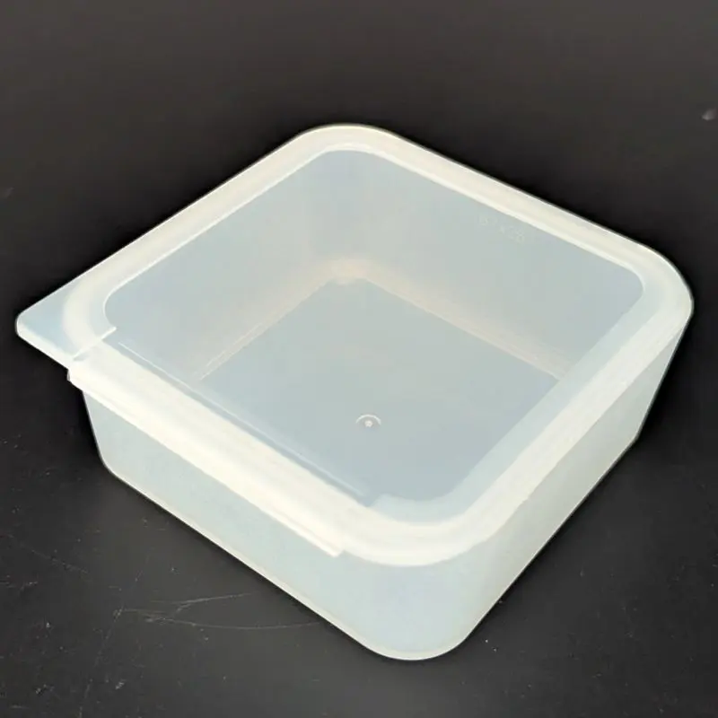 Hinged Plastic Boxes 2.69 x 2.69 x 1 - Image 2