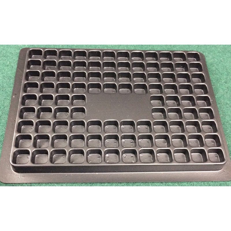Thermoformed Packaging Plastic Tray .380 X .350 X .275