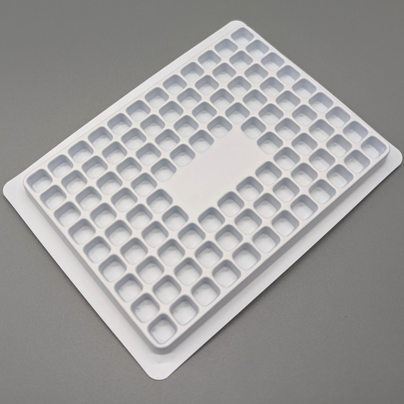 Low Cost Styrene 100 Cavity Tray