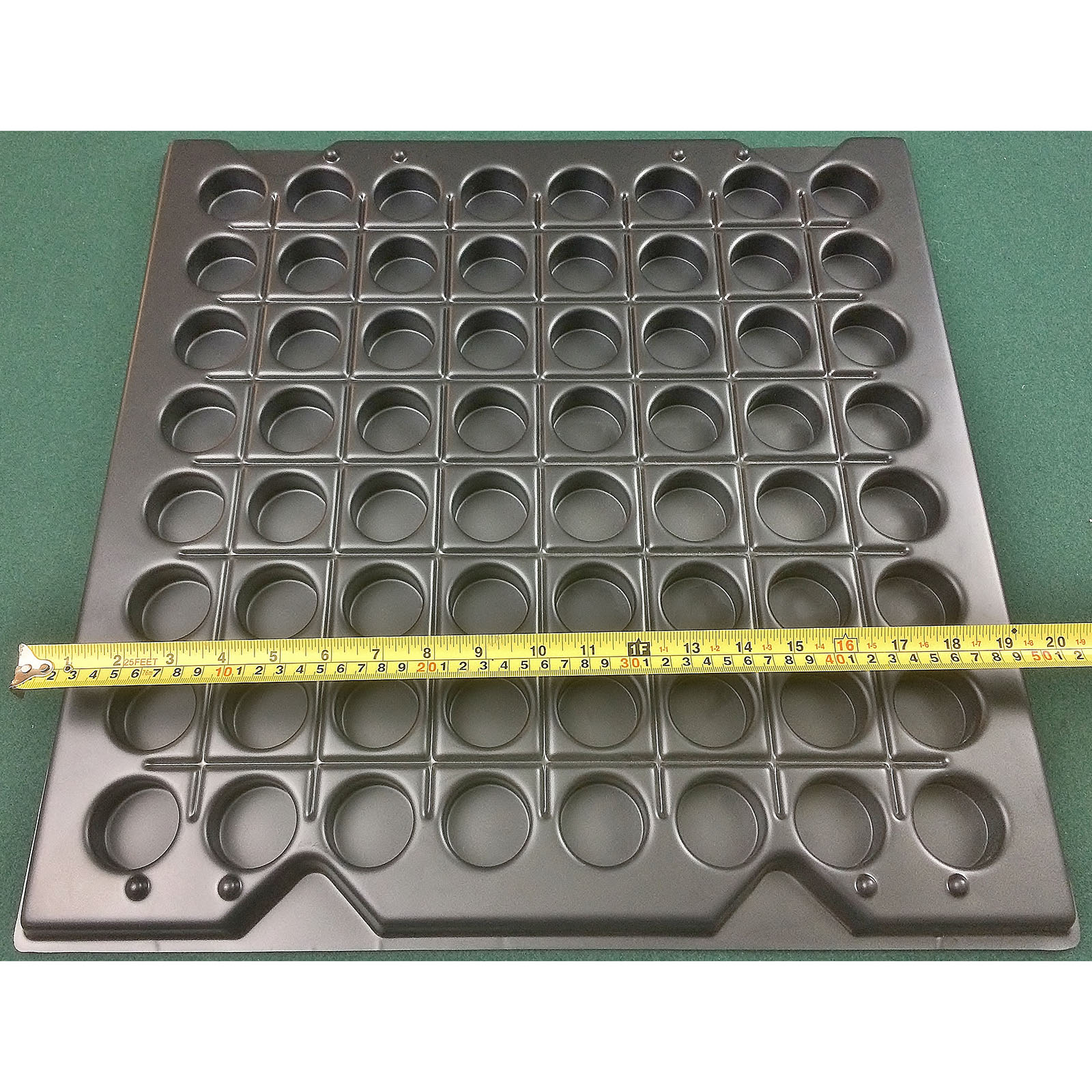 Large Plastic Tray 64 Round Cavity