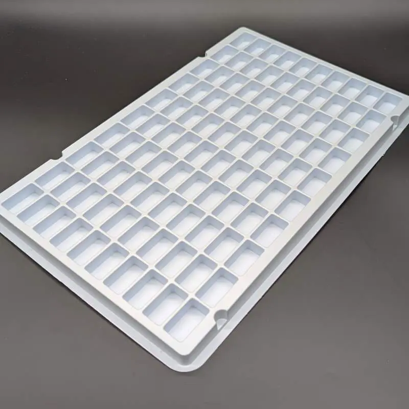 ESD 100 Cavity Tray Stacking